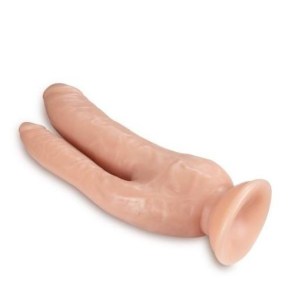 Realističan dildo za dvostruku penetraciju 331425-1